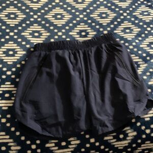 Zara Navy Blue Athletic Shorts